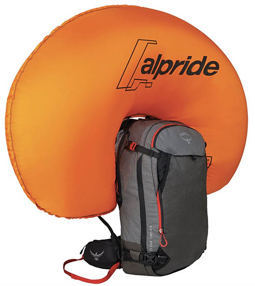 Osprey Soelden Pro 32 Alpride E1 avalanche airbag ski backpack